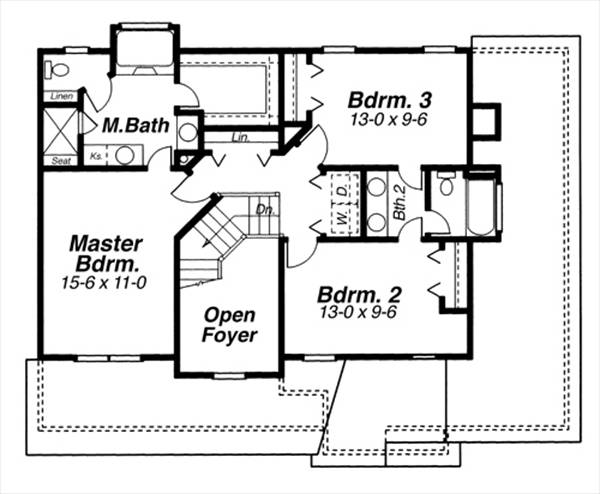 Second Floor image of Charlotte House Plan